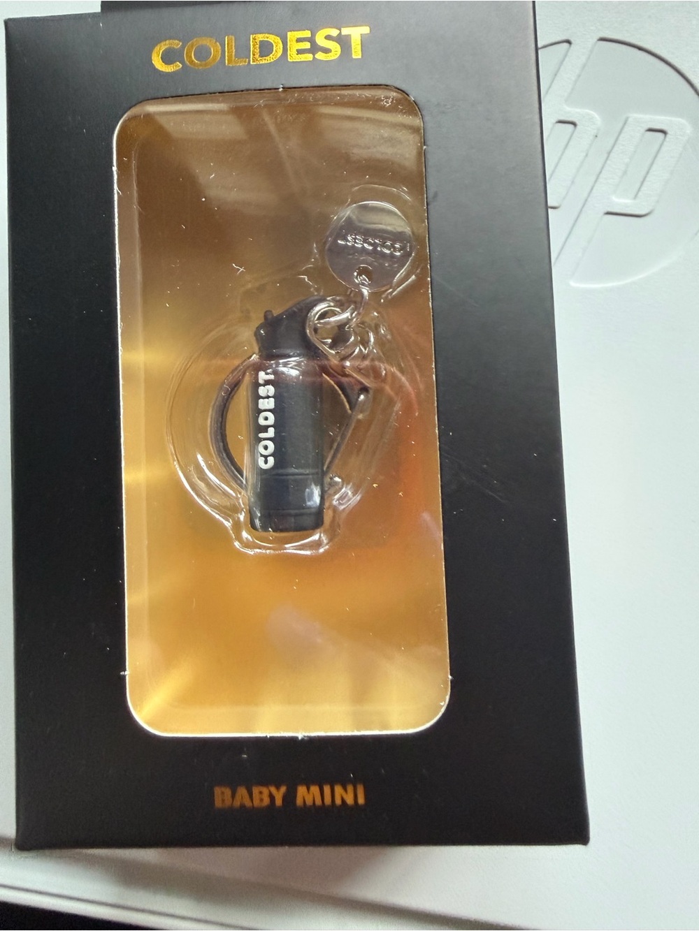 Coldest Baby Mini Keychain - Black